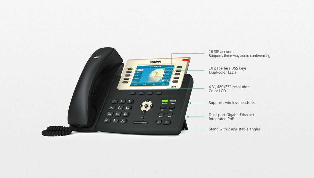 Yealink SIP-T29G IP Phone for (T2 Series)